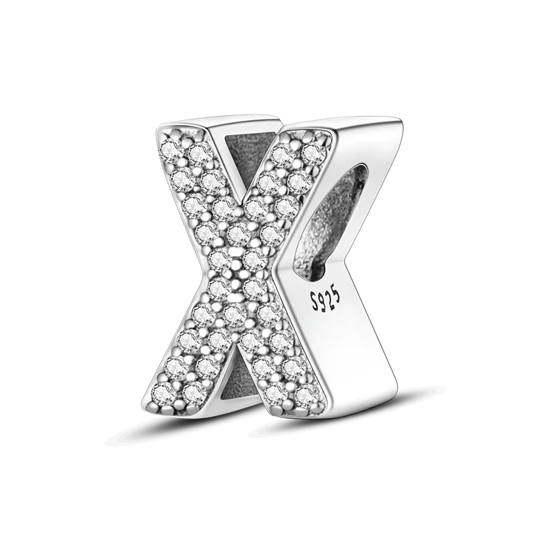 925 Sterling Silver Alphabet Charms